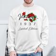 ヴィンテージ 89歳の誕生日 デコレーション ヴィンテージ 1937 89歳 スウェットシャツ 高齢者への贈り物