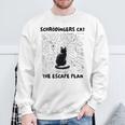量子物理学教師シュレーディンガーの猫 脱出計画 スウェットシャツ 高齢者への贈り物