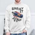 面白いドラッグレースカーnosスプレー Itend It スウェットシャツ 高齢者への贈り物