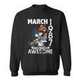 39Th Birthday Legends March 1987Intage 39 Years Old スウェットシャツ