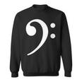 Bass Note F Key Bass Player Music Bass Clef スウェットシャツ