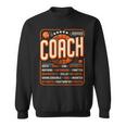 Coach Definition コーチtシャツ 男性用 面白いコーチ 長袖tシャツ スウェットシャツ