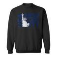 Cool Nyc New York Citytatue Of Liberty With Usa Flag スウェットシャツ