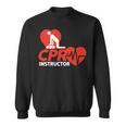 Cpr インストラクターシャツ Ems ボランティア ナースライフセーバー ギフト 長袖tシャツ スウェットシャツ