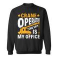 Crane Whisperer 面白いクレーン オペレーター スウェットシャツ