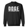 DOGE 政府効率省 Doge 長袖tシャツ スウェットシャツ
