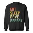Eatleep Rave Repeat Edm テクノ スウェットシャツ