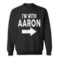 I'm With Aaron 名前 Aaron スウェットシャツ