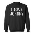 I Love Johnny Love John スウェットシャツ