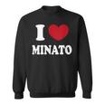 I Love Minato ミナトが大好きです スウェットシャツ