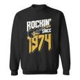 Rockin'ince 1974 Éventail De Musique Rockintage 48E Anniversaire Sweater e