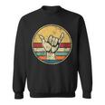 Shaka Surfing Beach Apparel Surfer Greeting Hand Sweatshirt Unisex