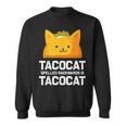 Tacocatpelled Backwards Is Tacocat ファニータコスキャットギフト スウェットシャツ
