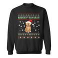 Weihnachten Mitüßer Katze Frohe Weihnachten Merry Catmas Sweatshirt