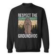 グラウンド・ホッグ Respect The Groundhog スウェットシャツ