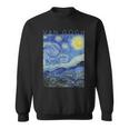 ゴッホ 星月夜 芸術家のためのアート 長袖tシャツ スウェットシャツ