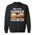 サンドイッチ服 This Is Myandwich Eating スウェットシャツ
