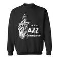 ジャズ・サックス レッツ・ジャズ・シング・アップlet's Jazz Thing Up 長袖tシャツ スウェットシャツ