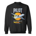 パイロット・イン・プログレス飛行機航空学校飛行機 スウェットシャツ