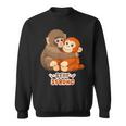 パンチパンチくん 寂しい動物園猿 スウェットシャツ