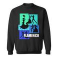 フラメンコダンサー用フラメンコtシャツ レトロメンズフラメンコ スウェットシャツ
