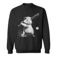 モルモット 野球 スポーツ ペット好き スウェットシャツ
