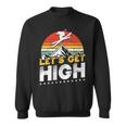 レトロヴィンテージスキー Let's Get High 長袖tシャツ スウェットシャツ