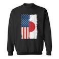 半日半 アメリカ国旗 日米ルーツ スウェットシャツ