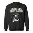 感謝の気持ち 私の北極星 天体観測 宇宙研究 スウェットシャツ