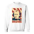 Johannes Brahms クラシック音楽の作曲家 レトロ調 スウェットシャツ
