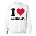 I Love Australia スウェットシャツ