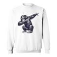サングラスをかけたダブダンスを踊るチンパンジー猿 スウェットシャツ