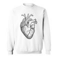 解剖学的に正しい人間の心臓tem Aorta Cardio スウェットシャツ
