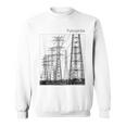 送電鉄塔 -Pylonphilia- スウェットシャツ