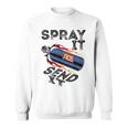 面白いドラッグレースカーnosスプレー Itend It スウェットシャツ