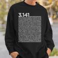314 円周率の日 数学 非合理数 円周率 長袖tシャツ スウェットシャツ 彼への贈り物