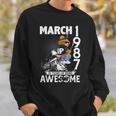 39Th Birthday Legends March 1987Intage 39 Years Old スウェットシャツ 彼への贈り物