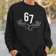 67 Six Seven Hand Gesture Meme Sweatshirt Gifts for Him