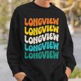 70S Longview 70年代のロングビュー 長袖tシャツ スウェットシャツ 彼への贈り物