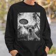 Alien Ufo Meme Chihuahua エイリアン Ufo ミーム チワワ スウェットシャツ 彼への贈り物
