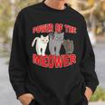 Catuperheros Power Of The Meower Feline Bossestrut Meow スウェットシャツ 彼への贈り物