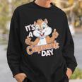 It Is A Chipmunk Day Happy Wildlife Animal Forest Animal Sweatshirt Gifts for Him