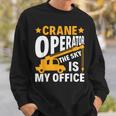 Crane Whisperer 面白いクレーン オペレーター スウェットシャツ 彼への贈り物