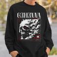Dark Gothic Black And Red Skull Emo Y2k Grunge Streetwear Sweatshirt Gifts for Him