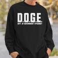 DOGE 政府効率省 Doge 長袖tシャツ スウェットシャツ 彼への贈り物