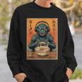 Eating Ramen Japanese Monster Game Lover Birthday Sweatshirt Gifts for Him