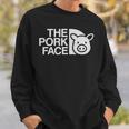 Pig Face Parody Meat Lover Outdoor 長袖tシャツ スウェットシャツ 彼への贈り物