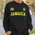 Jamaica 62 2024 年独立記念日ジャマイカ国旗ジャージ 長袖tシャツ スウェットシャツ 彼への贈り物