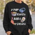 K-Pop Ramen Boba K-Drama Cuisineud-Coréenne Film Musique Amoureux Sweater e Cadeaux pour lui