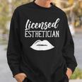 Licenciada En Estética Esteticistas Facialist Esteticista Camisa de entrenamiento Regalos para él